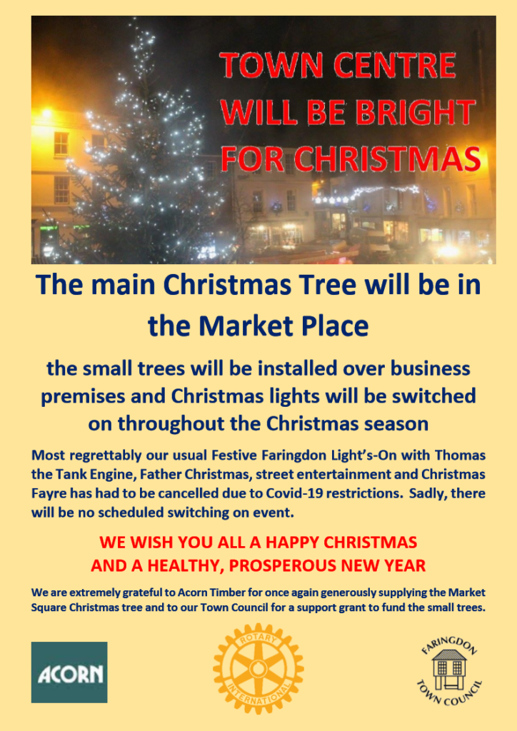 Christmas Lights 2020 Rotary Club Faringdon and District